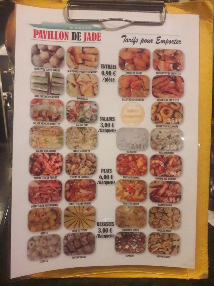 Le Pavillon de Jade - Menu Image 3